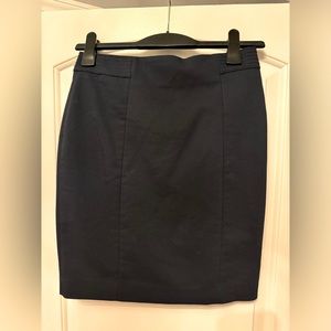 H&M pencil skirt, navy blue, size 6